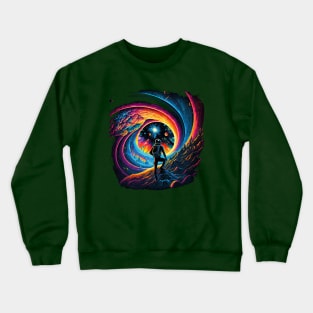 Space Portal for colored shirts Crewneck Sweatshirt